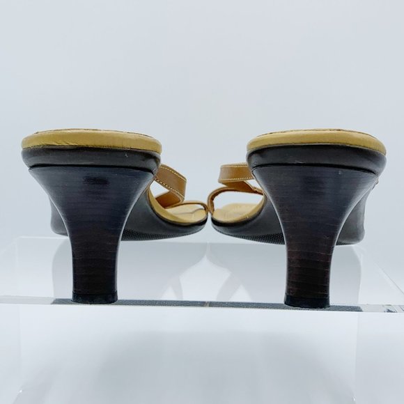 Prada Tan Leather Sandal with 80mm Heel - Picture 5 of 8
